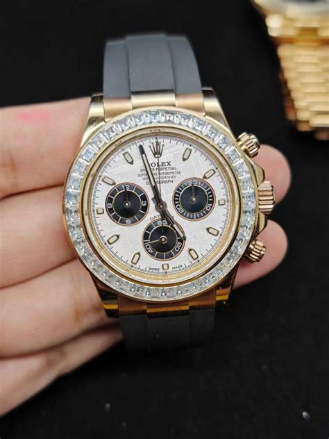 rolex daytona diamond replica 22 us|rolex daytona color.